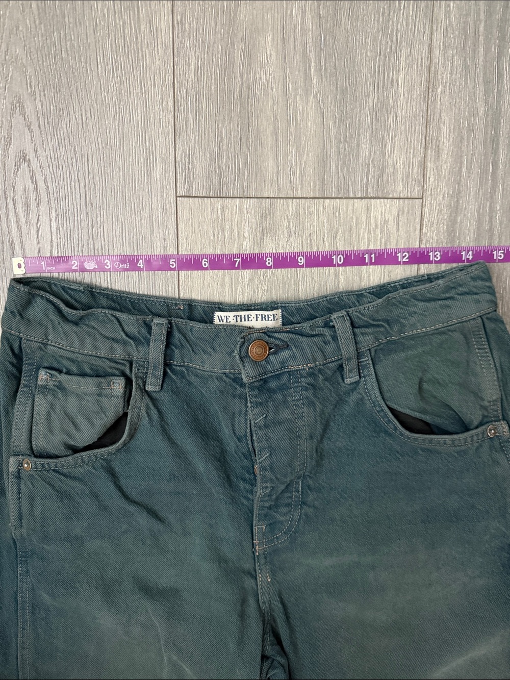 We The Free Good Luck Mid Rise Barrel Jeans Size 26 - Picture 6 of 8